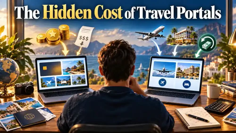 The Hidden Costs of Credit Card Travel Portals consumer finance guide cover