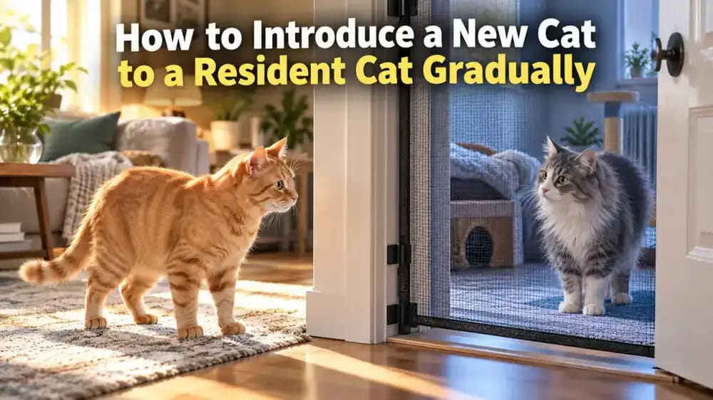 How to Introduce a New Cat to a Resident Cat Gradually - problem and solution