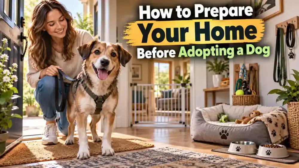 How to Prepare Your Home Before Adopting a Dog - problem and solution