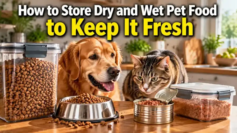 How to Store Dry and Wet Pet Food to Keep It Fresh - problem and solution