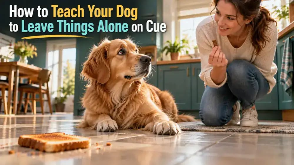 How to Teach Your Dog to Leave Things Alone on Cue - problem and solution
