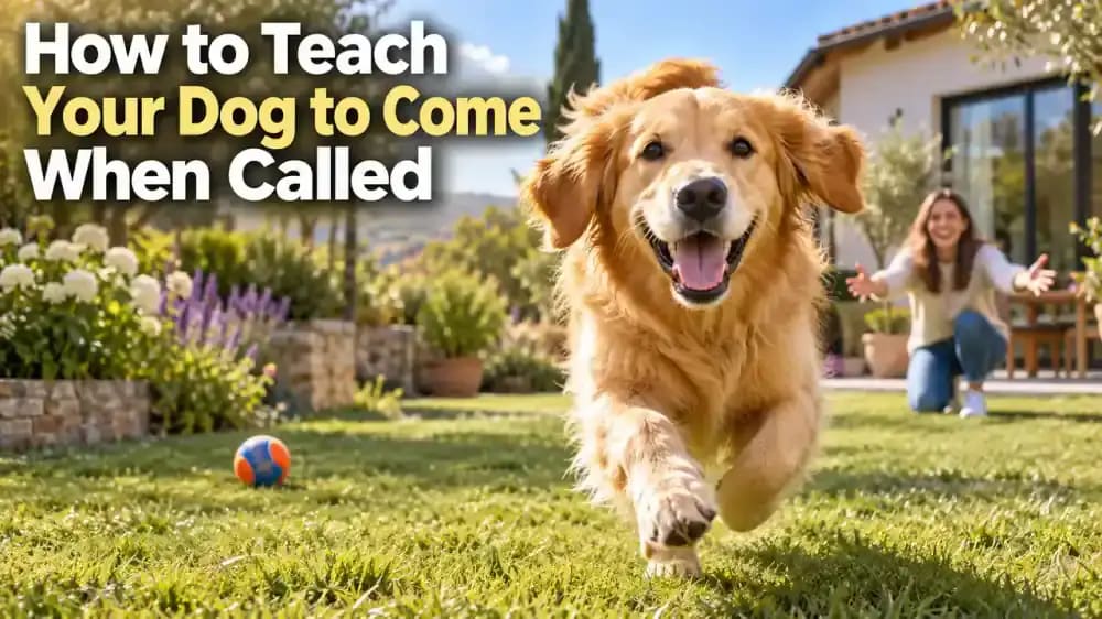 How to Teach Your Dog to Come When Called - problem and solution