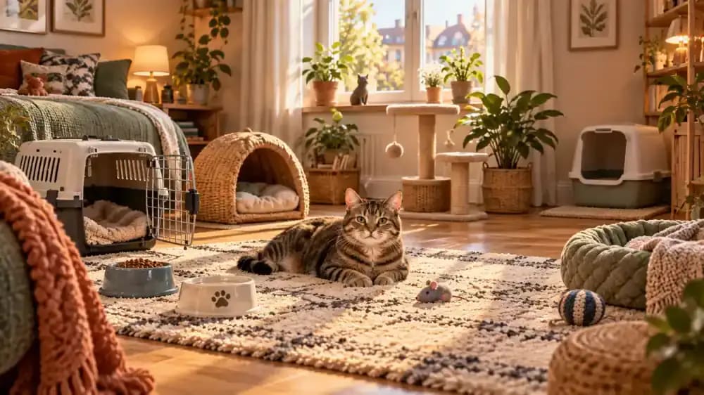 How to Prepare a Starter Room for a Newly Adopted Cat - problem and solution