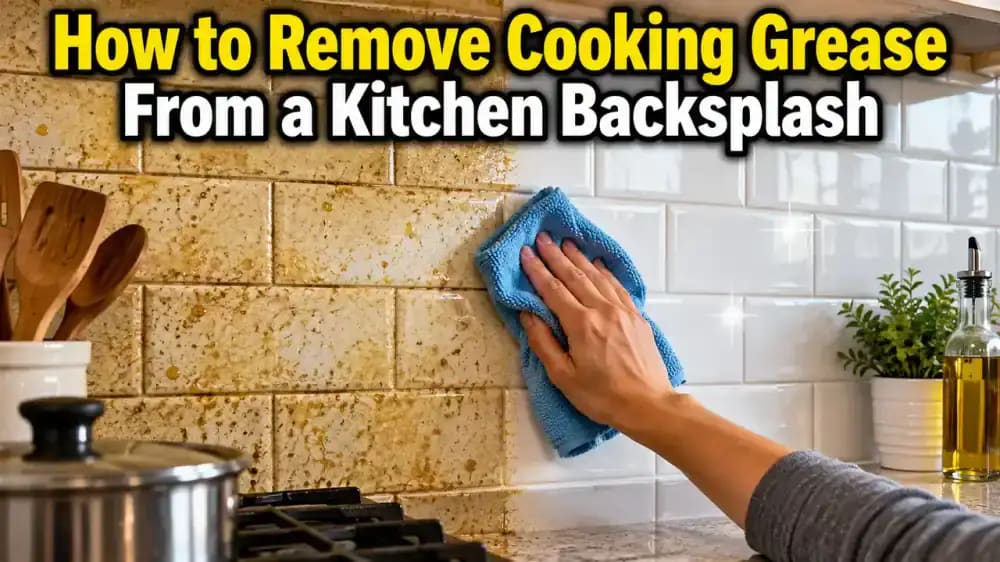 How to Remove Cooking Grease From a Kitchen Backsplash - problem and solution