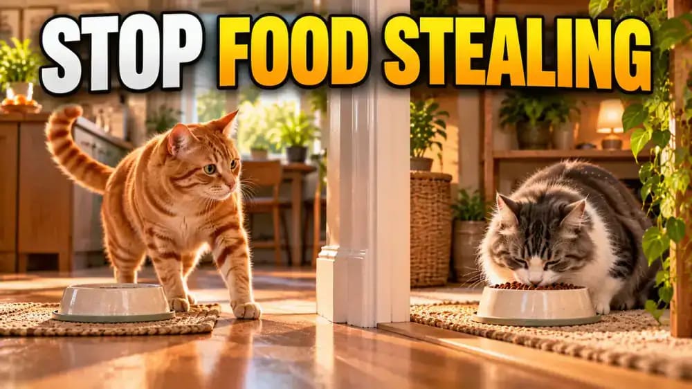 How to Set Up Separate Feeding Stations for Multiple Cats - problem and solution