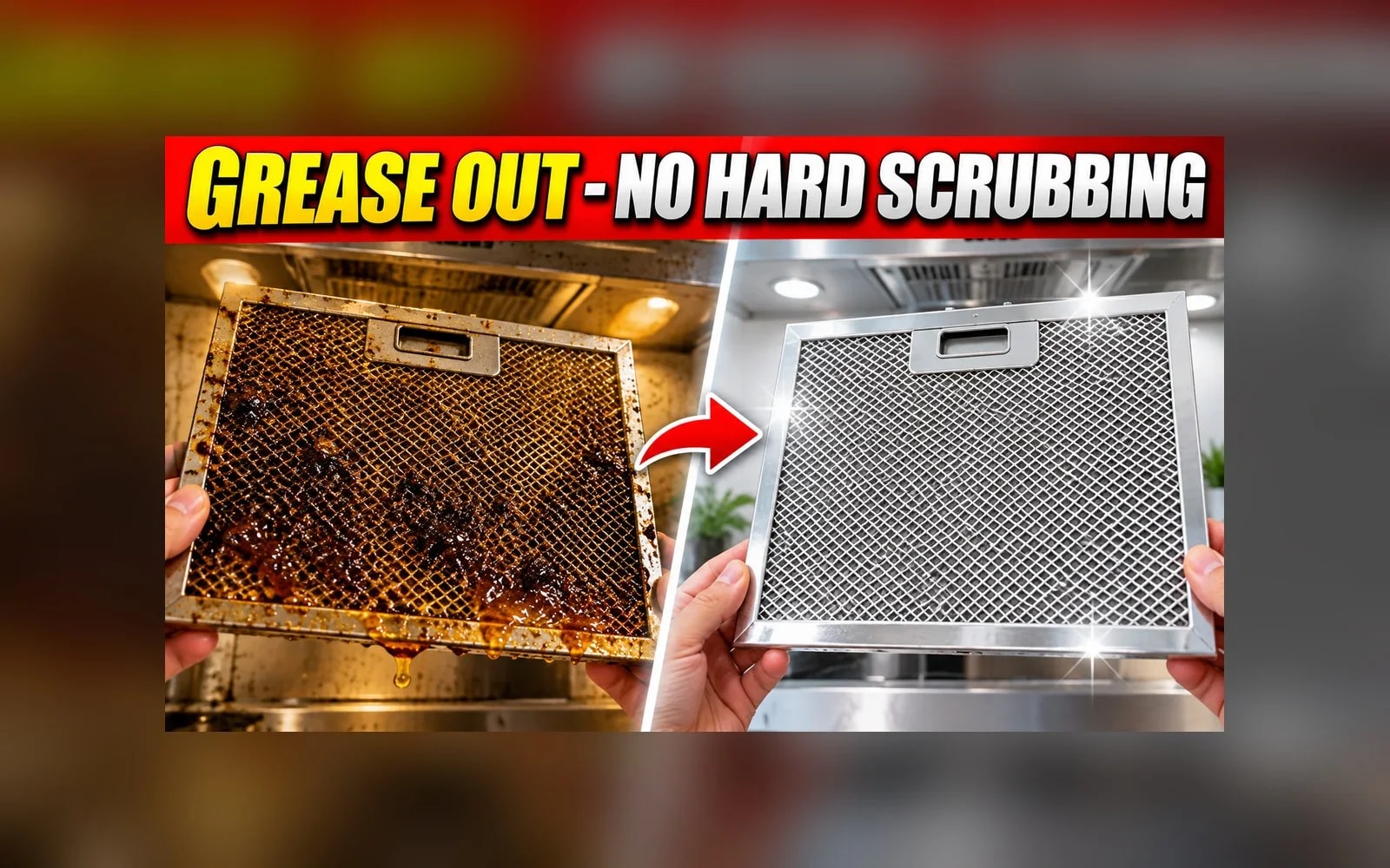 How to Clean Greasy Range Hood Filters Without Endless Scrubbing - problem and solution