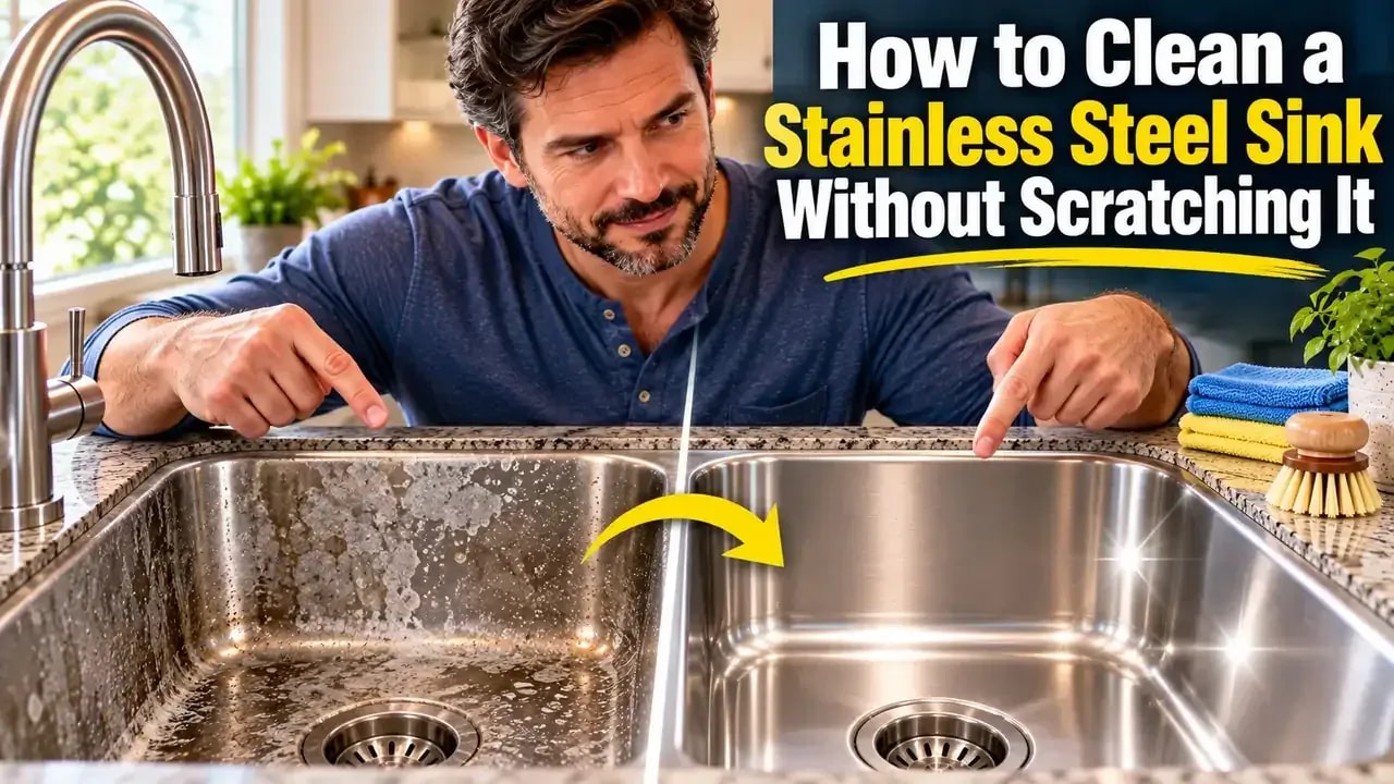 How to Clean a Stainless Steel Sink Without Scratching It - problem and solution