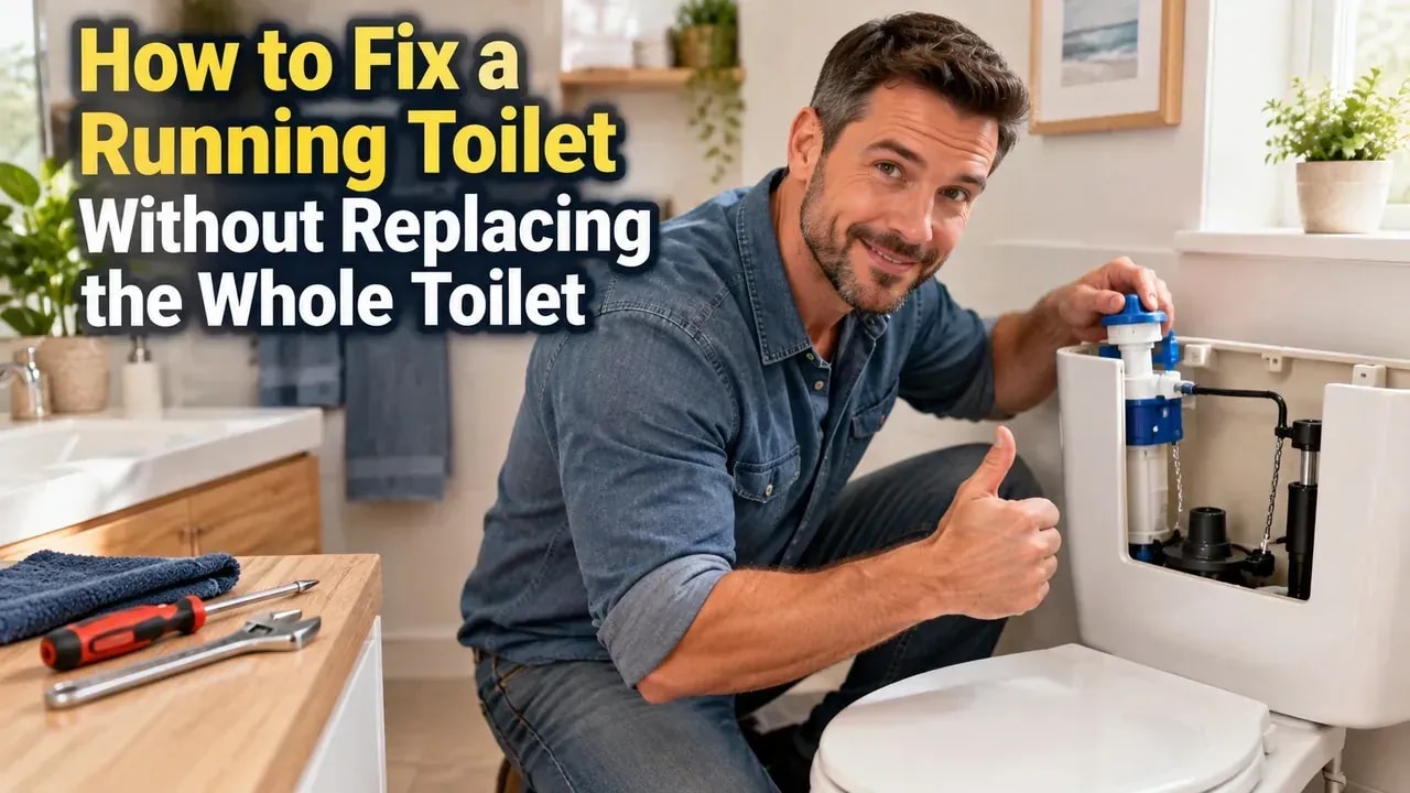 How to Fix a Running Toilet Without Replacing the Whole Toilet - problem and solution
