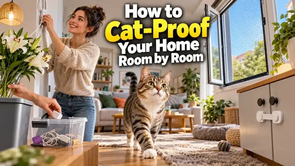 How to Cat-Proof Your Home Room by Room - problem and solution
