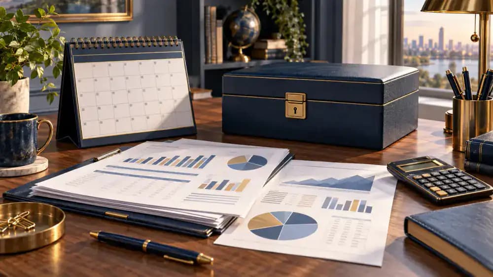 Retirement calendar highlighting the age 59 and a half threshold