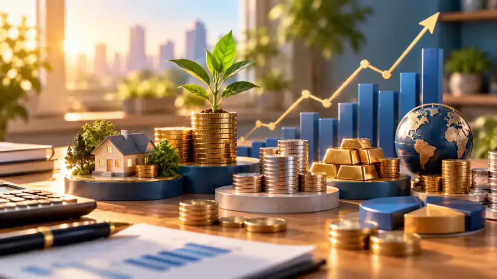 Diversified investment symbols representing multiple securities within mutual funds and ETFs.