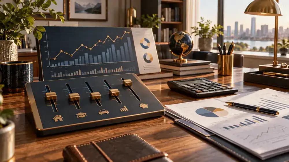 Flexible retirement budget adapting to changing investments