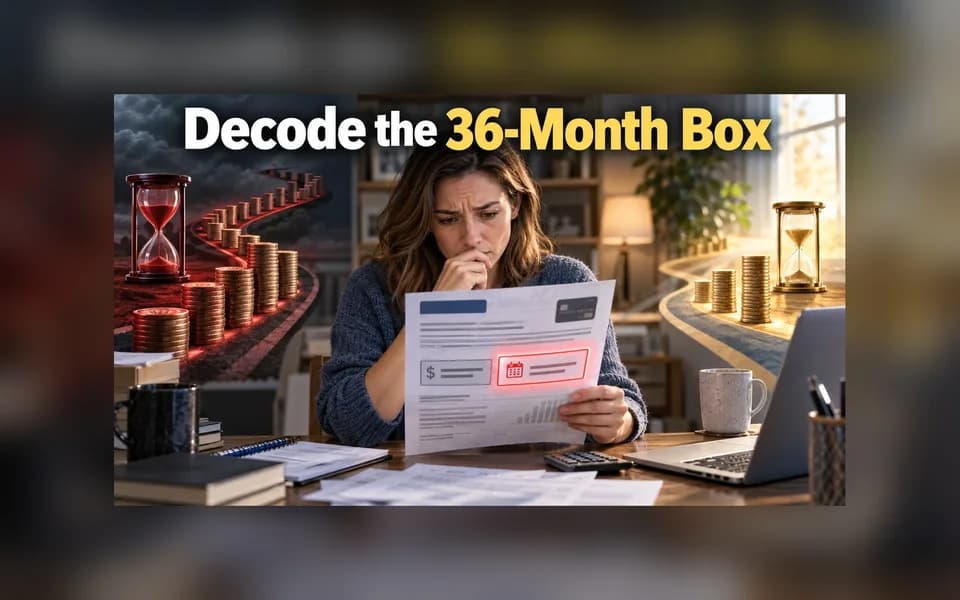 The 36-Month Box: What Your Credit Card Statement Really Means consumer finance guide cover