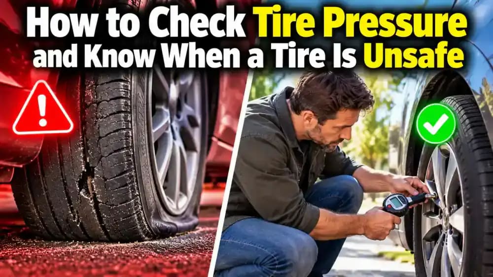 How to Check Tire Pressure and Know When a Tire Is Unsafe - problem and solution