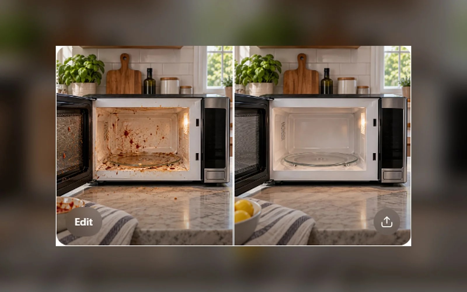 How to Clean Microwave Splatters and Odors Without Harsh Chemicals - problem and solution
