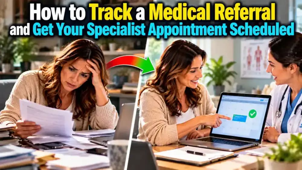 How to Track a Medical Referral and Get Your Specialist Appointment Scheduled - problem and solution