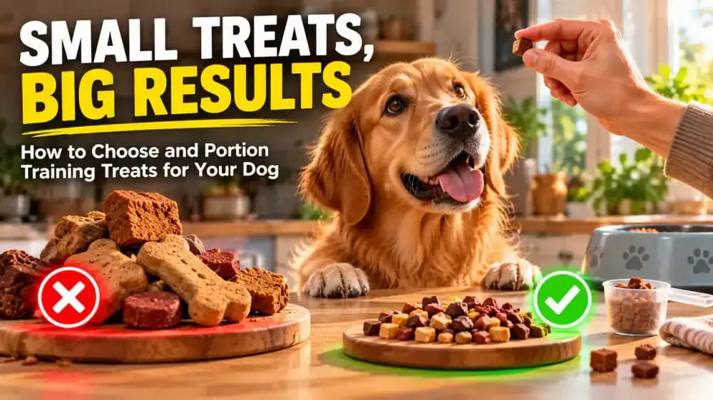 How to Choose and Portion Training Treats for Your Dog - problem and solution