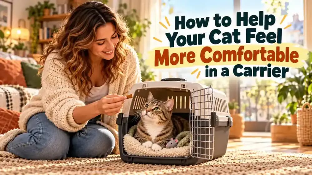 How to Help Your Cat Feel More Comfortable in a Carrier - problem and solution