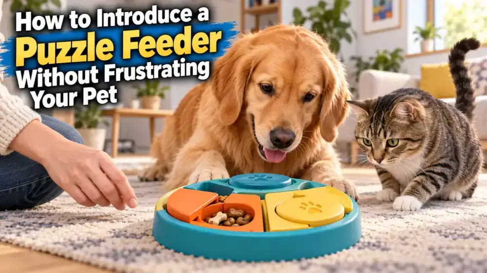 How to Introduce a Puzzle Feeder Without Frustrating Your Pet - problem and solution
