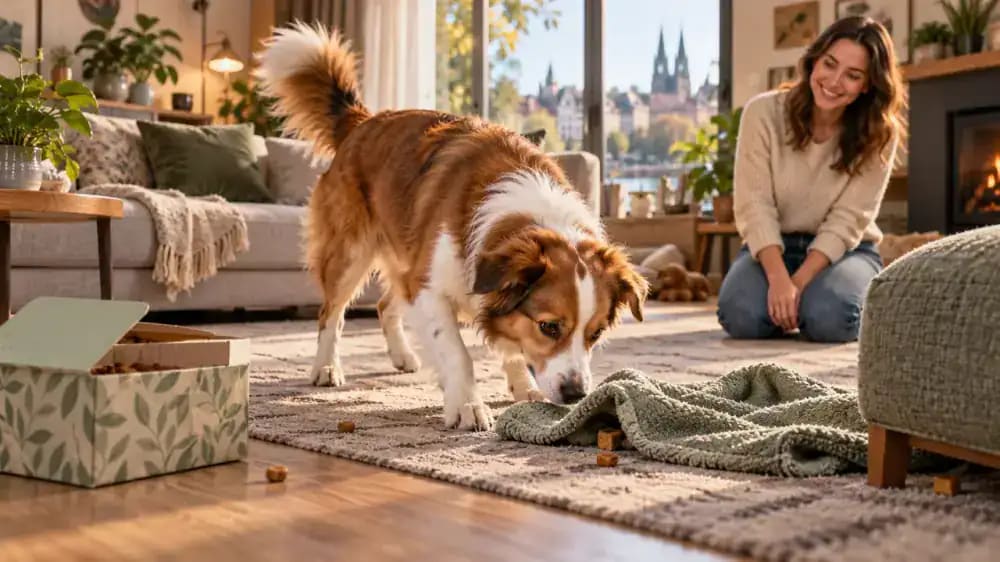 How to Make a Simple Sniffing Game for Your Dog - problem and solution