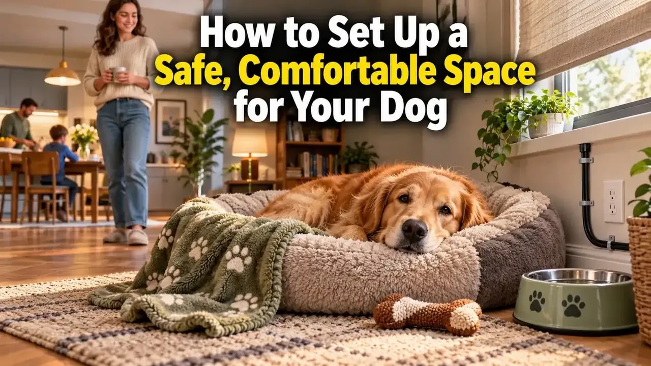 How to Set Up a Safe, Comfortable Space for Your Dog - problem and solution