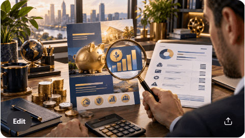 Savings balance divided into interest rate tiers