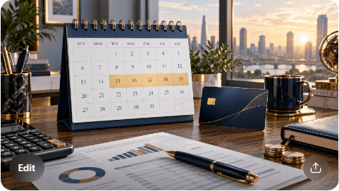 Daily and monthly compounding calendars compared