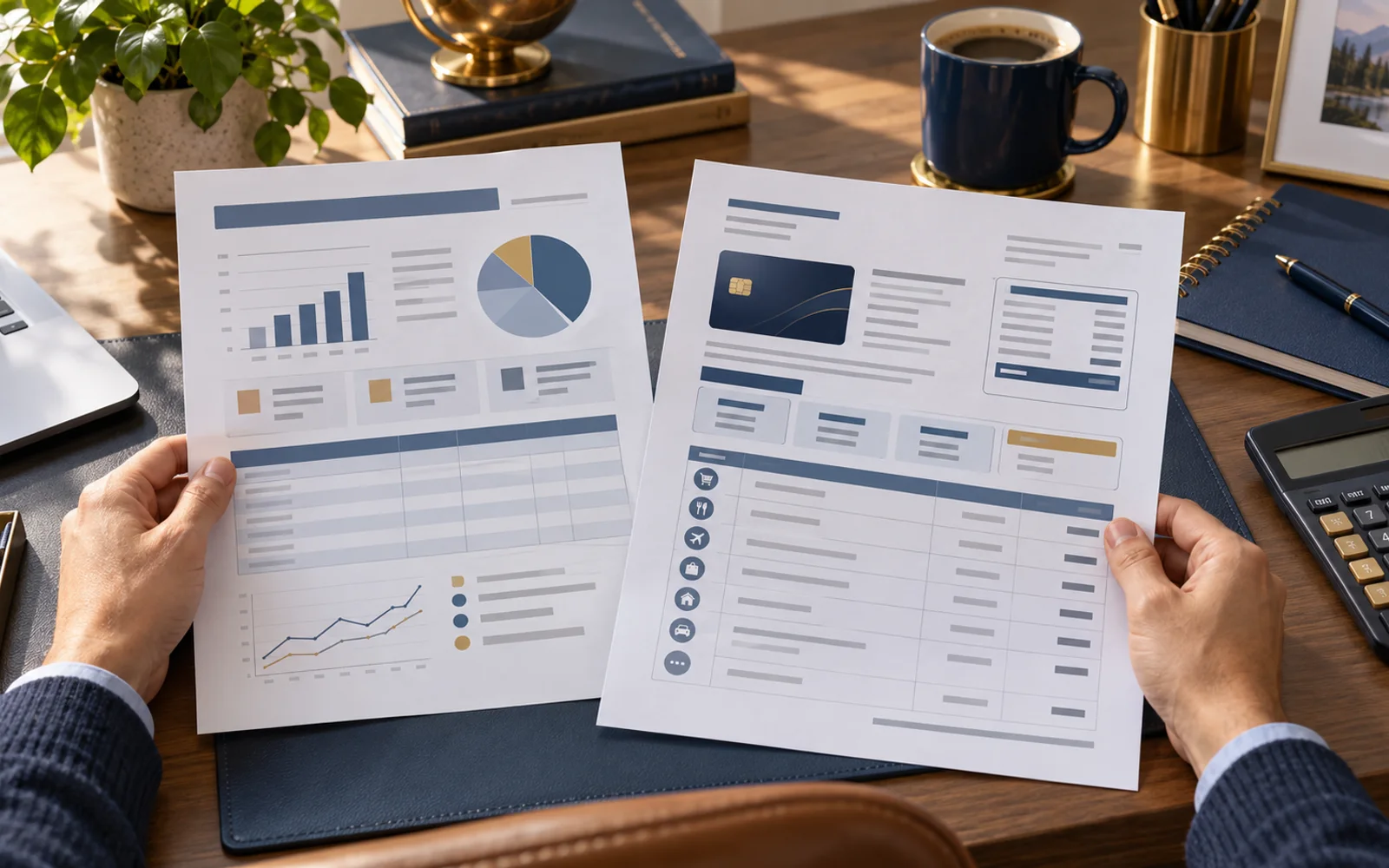 Generic example separated from personal credit card statement